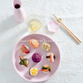 Colored Cherry Blossoms Dinner Set Fine Porcelain Tableware